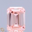 2.01 Ct. Fancy Intense Pink Emerald Lab Grown Diamond