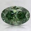 1.52 Ct. Fancy Vivid Pacific Green Oval Lab Grown Diamond