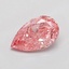 1.02 Ct. Fancy Vivid Pink Pear Lab Grown Diamond