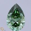 2.01 Ct. Fancy Vivid Green Pear Lab Grown Diamond