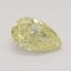 0.55 Ct. Fancy Yellow Pear Diamond