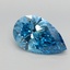 4.80 Ct. Fancy Vivid Blue Pear Lab Grown Diamond
