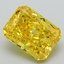 2.35 Ct. Fancy Vivid Yellow Radiant Lab Grown Diamond
