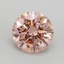 1.60 Ct. Fancy Intense Pink Round Lab Grown Diamond