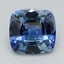 8x7.8mm Blue Cushion Sapphire