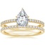 18K Yellow Gold Viviana Diamond Bridal Set (2/5 ct. tw.)