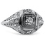 Art Nouveau Diamond Vintage Ring