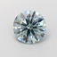 1.13 Ct. Fancy Intense  Blue Round Lab Grown Diamond