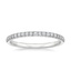 18K White Gold Delicate Amelie Diamond Ring (1/5 ct. tw.), smalltop view