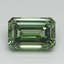 7.09 Ct. Fancy Vivid Green Emerald Lab Grown Diamond