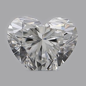 Heart diamond — real photo