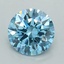 1.27 Ct. Fancy Vivid  Blue Round Lab Grown Diamond