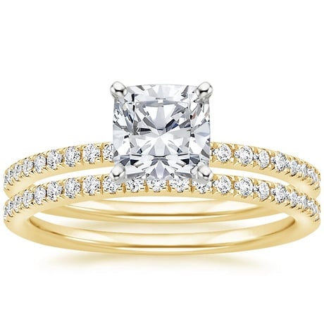 18K Yellow Gold Ballad Diamond Bridal Set (1/3 ct. tw.)