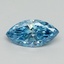 0.66 Ct. Fancy Vivid Blue Marquise Lab Grown Diamond
