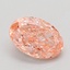 1.43 Ct. Fancy Vivid Pink Oval Lab Grown Diamond