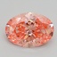 2.02 Ct. Fancy Vivid Pink Oval Lab Grown Diamond