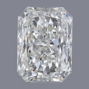 Radiant diamond — real photo