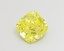 1.55 Ct. Fancy Vivid  Yellow Cushion Lab Grown Diamond