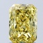 2.09 Ct. Fancy Vivid Yellow Radiant Lab Grown Diamond