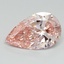 5.66 Ct. Fancy Intense Pink Pear Lab Grown Diamond