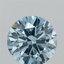 1.03 Ct. Fancy Vivid Blue Round Lab Grown Diamond