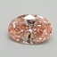 1.01 Ct. Fancy Vivid Pink Oval Lab Grown Diamond