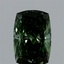 1.90 Ct. Fancy Vivid Green Cushion Lab Grown Diamond