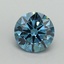1.16 Ct. Fancy Vivid Blue Round Lab Grown Diamond