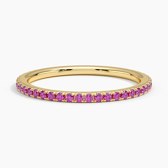 Luxe Ballad Dark Pink Lab Sapphire Ring