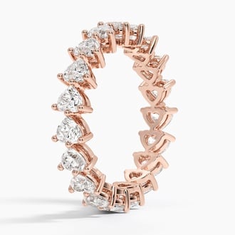 Heart Shaped Eternity Lab Diamond Ring (2 ct. tw.)