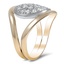 The Seda Ring, smalltop view on a hand