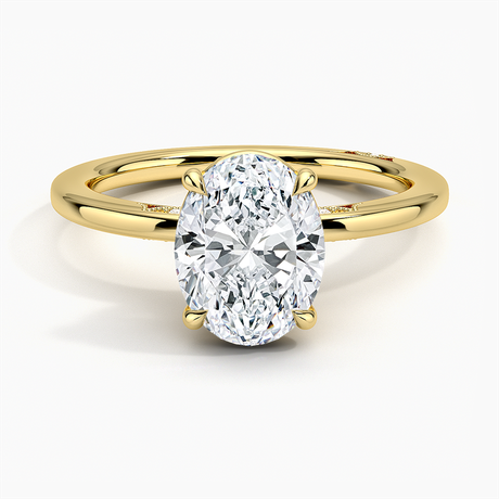 18K Yellow Gold Simply Tacori Delicate Drape Diamond Ring