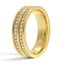 Double Eternity Lab Diamond Ring, smallside view
