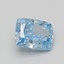 1.59 Ct. Fancy Vivid Blue Cushion Lab Grown Diamond