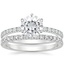 PT Moissanite Bliss Diamond Ring (1/6 ct. tw.) with Bliss Diamond Ring (1/5 ct. tw.), smalltop view