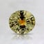 6.1x5.5mm Yellow Oval Montana Sapphire