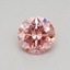 0.34 Ct. Fancy Vivid Pink Round Lab Grown Diamond