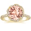 18K Yellow Gold Nova Halo Diamond Ring (1/2 ct. tw.), smalltop view