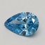 1.01 Ct. Fancy Vivid Blue Pear Lab Grown Diamond