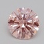 1.41 Ct. Fancy Intense Pink Round Lab Grown Diamond