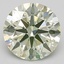 2.36 Ct. Light Yellowish Green Round Lab Grown Diamond