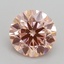1.57 Ct. Fancy Intense Pink Round Lab Grown Diamond