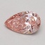 0.50 Ct. Fancy Intense Pink Pear Lab Grown Diamond