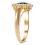 The Trejo Ring, smalltop view on a hand