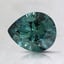 7.7x6.3mm Teal Pear Montana Sapphire