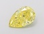 1.01 Ct. Fancy Vivid Yellow Pear Lab Grown Diamond