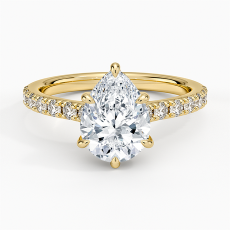 18K Yellow Gold Grand Lissome Diamond Ring