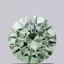 0.88 Ct. Fancy Vivid Green Round Lab Grown Diamond