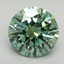 7.00 Ct. Fancy Vivid Pacific Green Round Lab Grown Diamond
