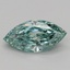 1.03 Ct. Fancy Vivid Green Marquise Lab Grown Diamond